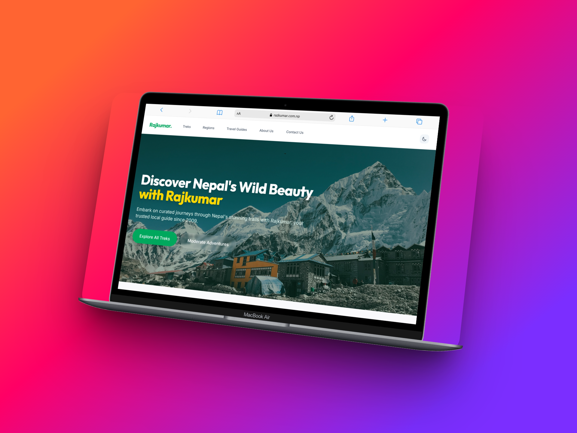 Personal Trekking Website