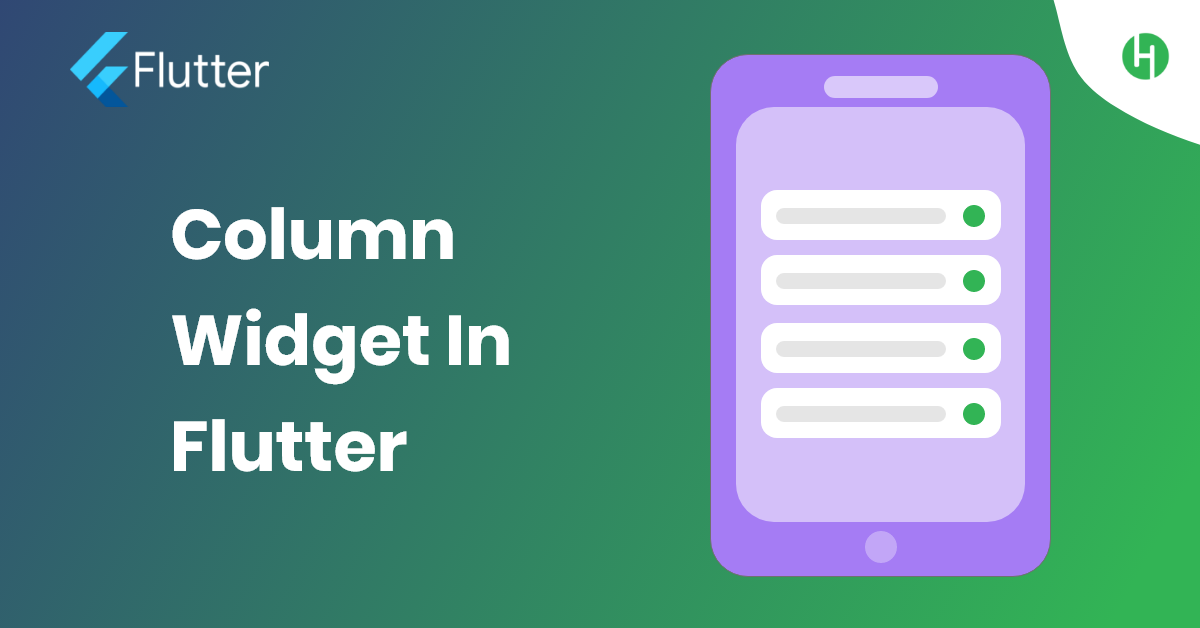 Column Widget In Flutter